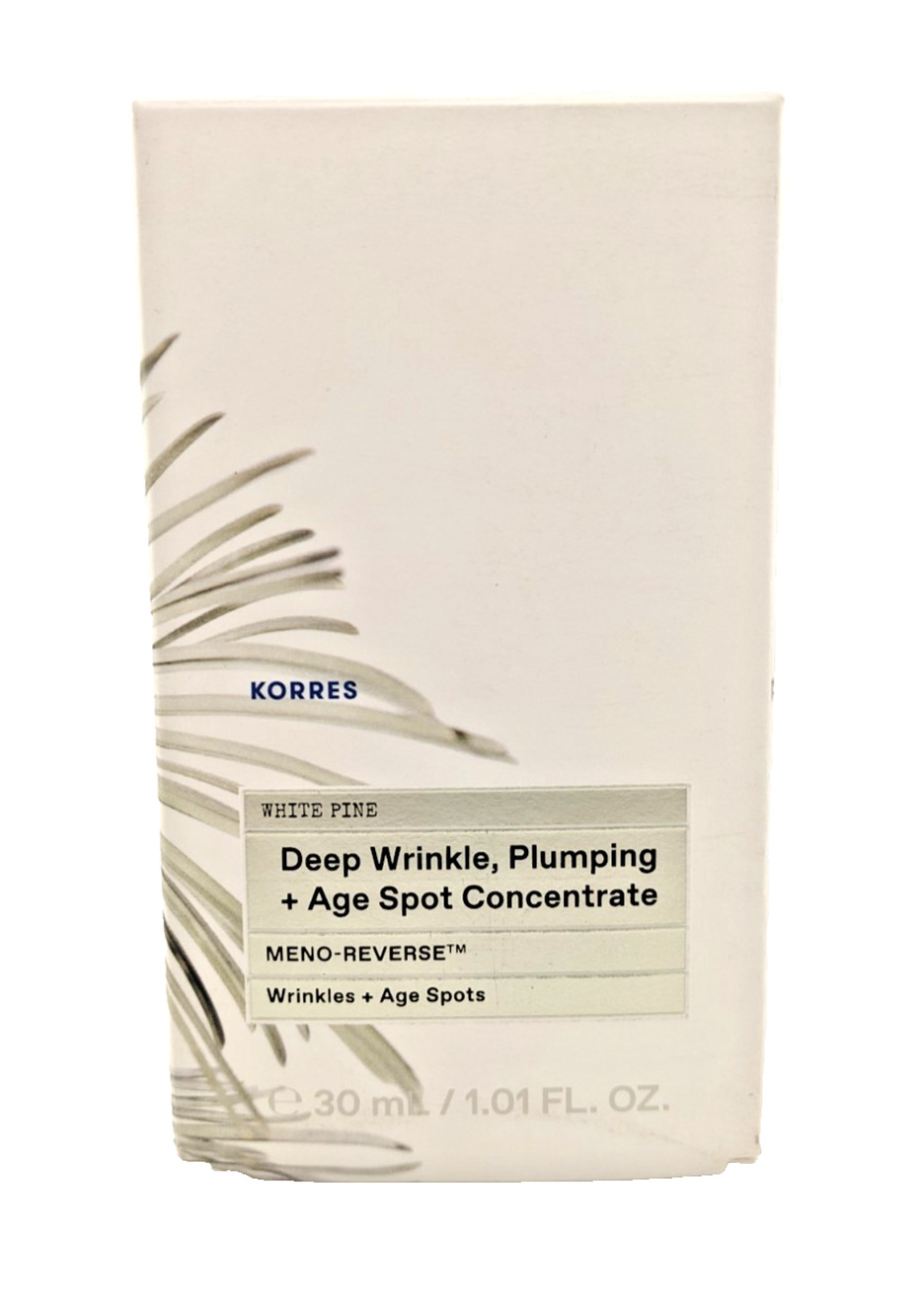 Korres White Pine Deep Wrinkle, Plumping + Age Spot Concentrate 30ml / 1oz Boxed